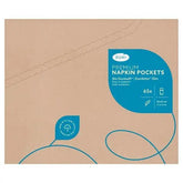 Duni 65 Premium Napkin Pockets Bio Dunisoft Duniletto Slim-Sets of 65  Adomoo